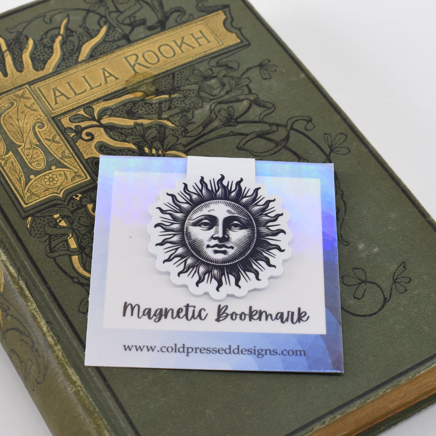 Magnetic Bookmark; Sun with Face