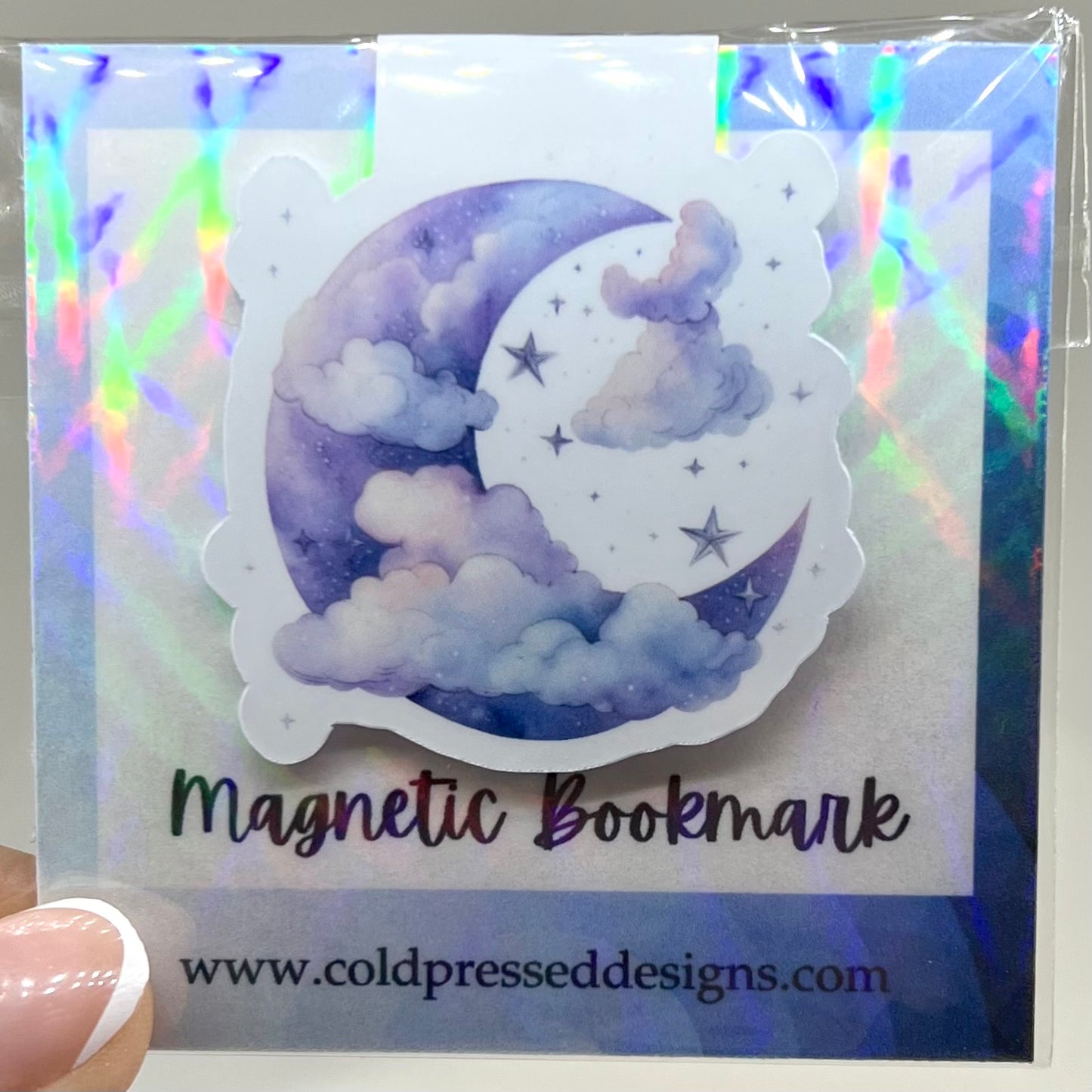Magnetic Bookmark; Blue Moon