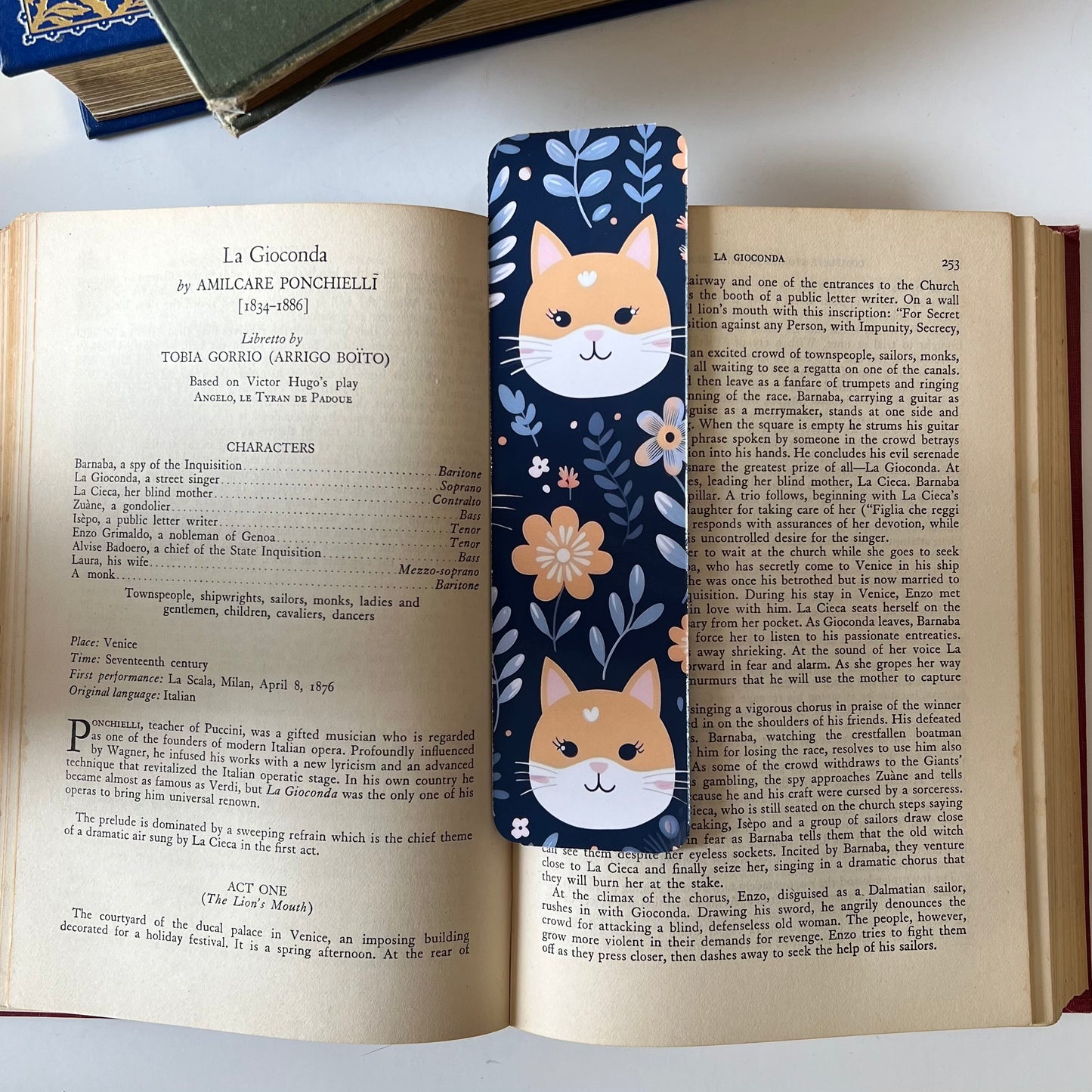 Standard Bookmark; Cute Cat Faces