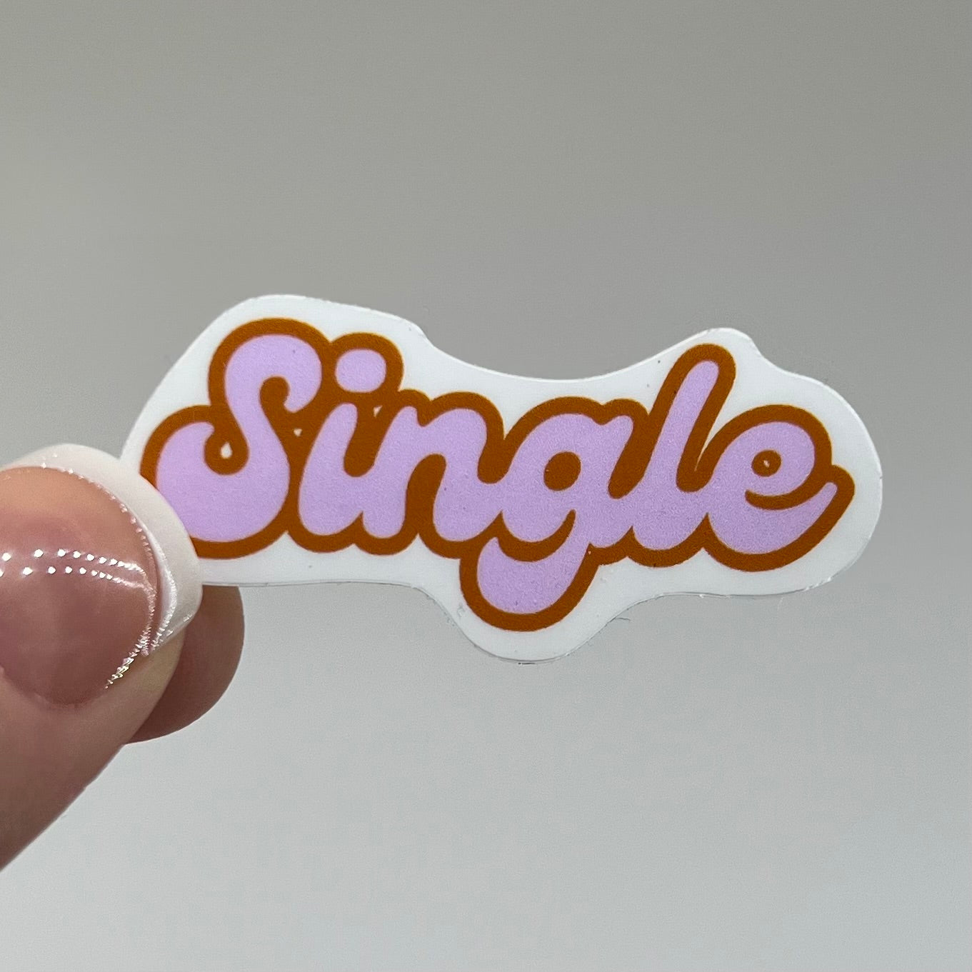 Vinyl Sticker; Single, 2X1"+