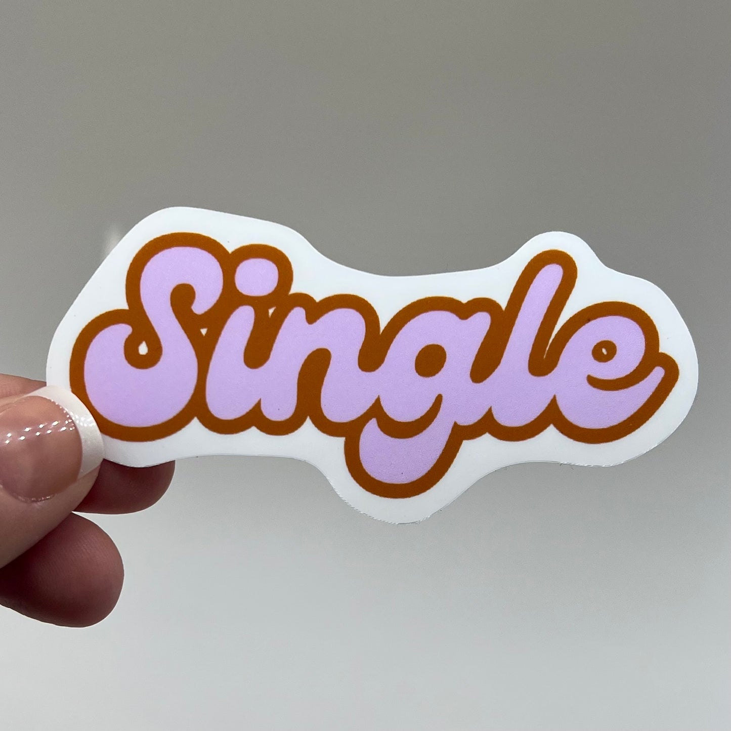 Vinyl Sticker; Single, 2X1"+